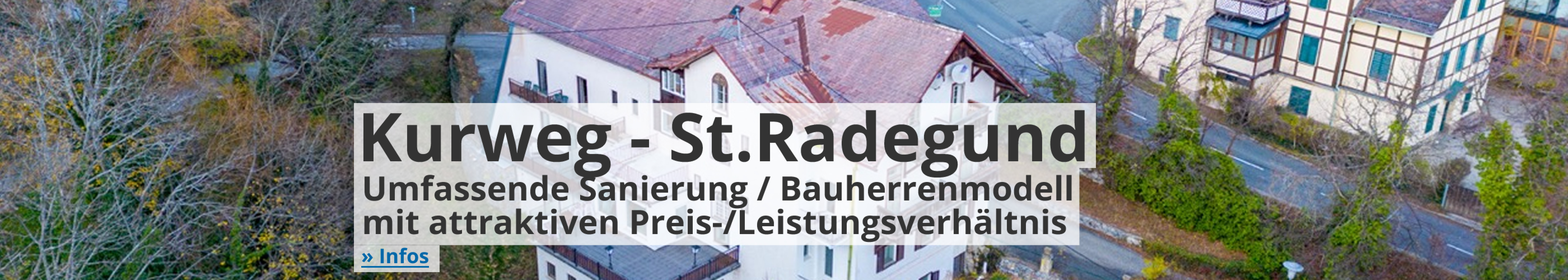 Wohnen am Kurweg - Das Bauherrenmodell am Fu�e des Sch�ckls